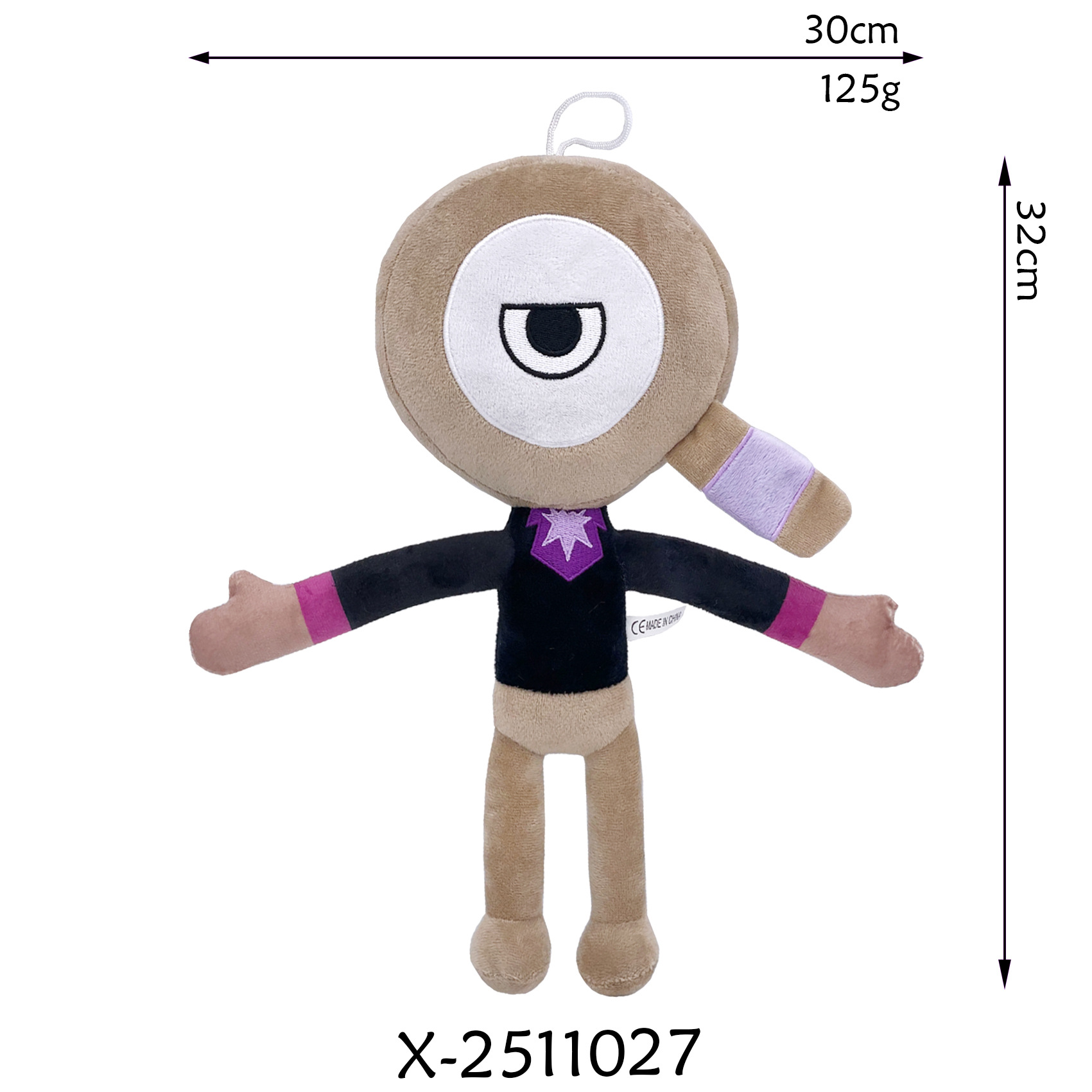EBONY DETECTIVE RODGER PLUSH 2 Ebony Detective Rodger Plush Dandys World