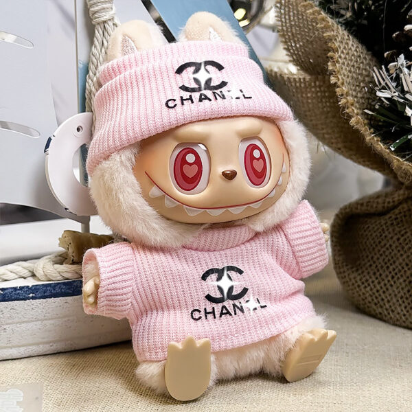 SKU 08 Chanel pink suit hat sweater