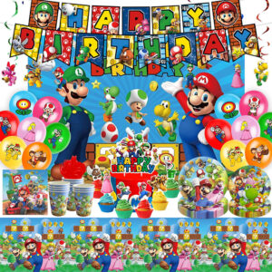 mario birthday decorations