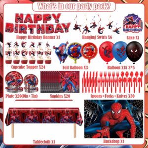 spiderman birthday decorations