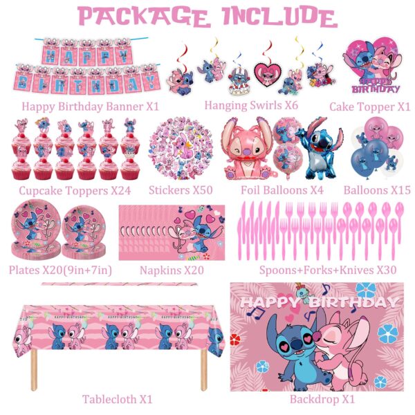 Stitch birthday decorations