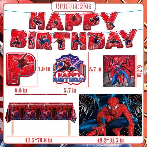 spiderman birthday decorations