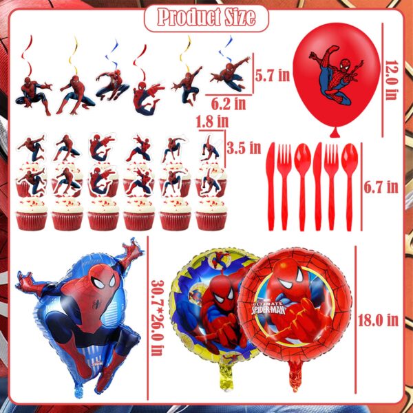 spiderman birthday decorations