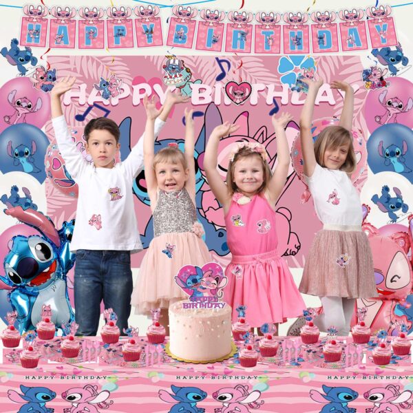 Stitch birthday decorations