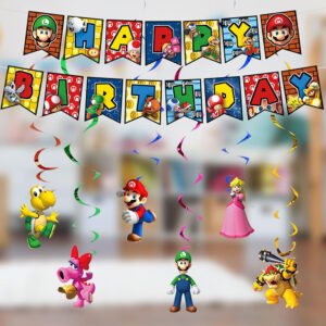 mario birthday decorations