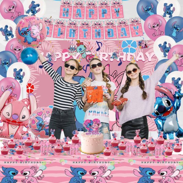 Stitch birthday decorations